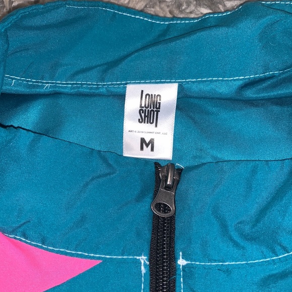 Long Shot Movie 80s 90s Winderbreaker Jacket SXSW Seth Rogen - Picture 5 of 6